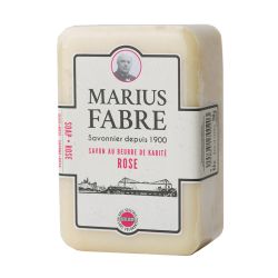 Rose perfumed pure Karité Butter oil soap (250gr) 1900 by Marius Fabre