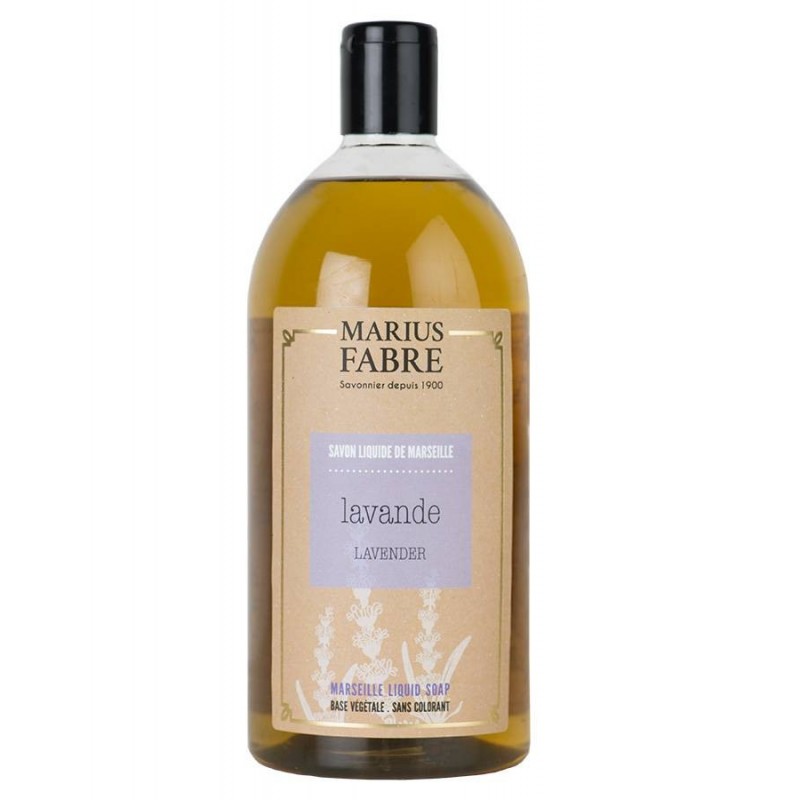 Marseille liquid soap Lavender flavoured (1L) Le Bien-être by Marius Fabre Marseille liquid soap Lavender flavoured (1L) Le Bien-être by Marius Fabre