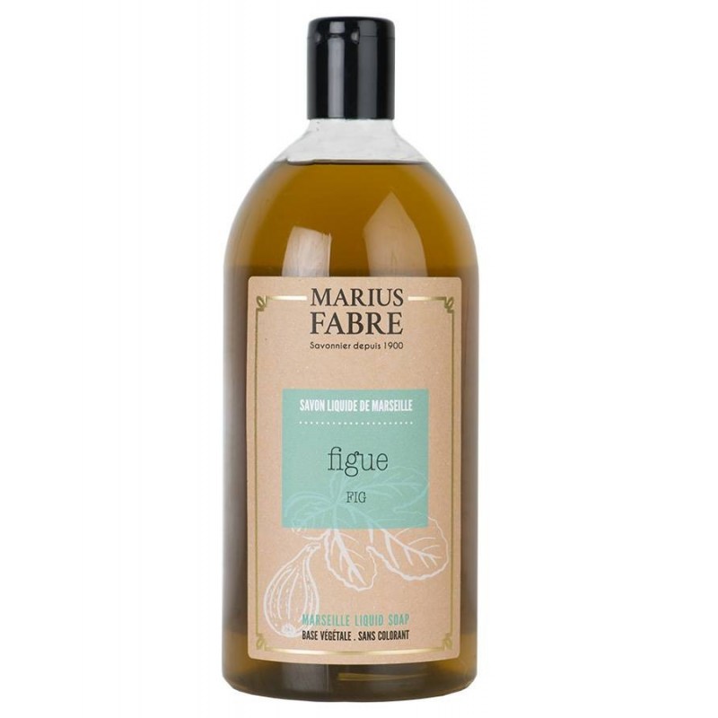 Marseille liquid soap Fig flavoured (1L) Le Bien-être by Marius Fabre Marseille liquid soap Fig flavoured (1L) Le Bien-être by Marius Fabre