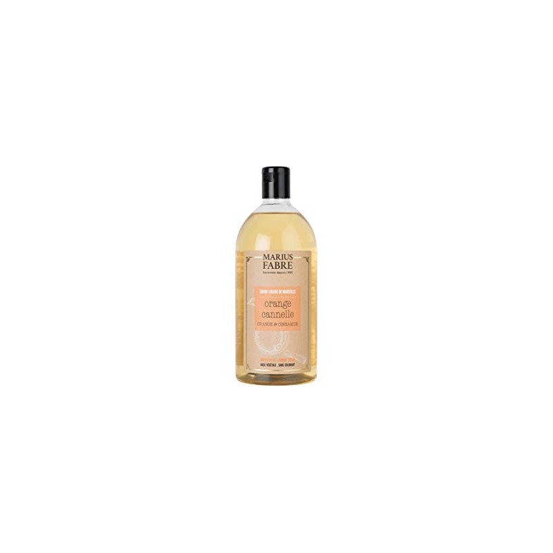 Marseille liquid soap Cinnamon & Orange Zest flavoured (1L) Le Bien-être by Marius Fabre