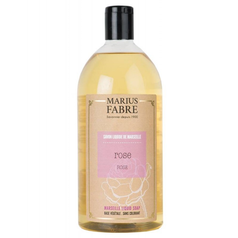 Sapone Liquido di Marsiglia alla Rosa  1L Le Bien-être by Marius Fabre