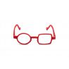 Aptica Pop Art Donald Flex Red reading glasses with blue light filter