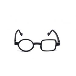 Aptica Pop Art Andy Flex Black reading glasses with blue light filter