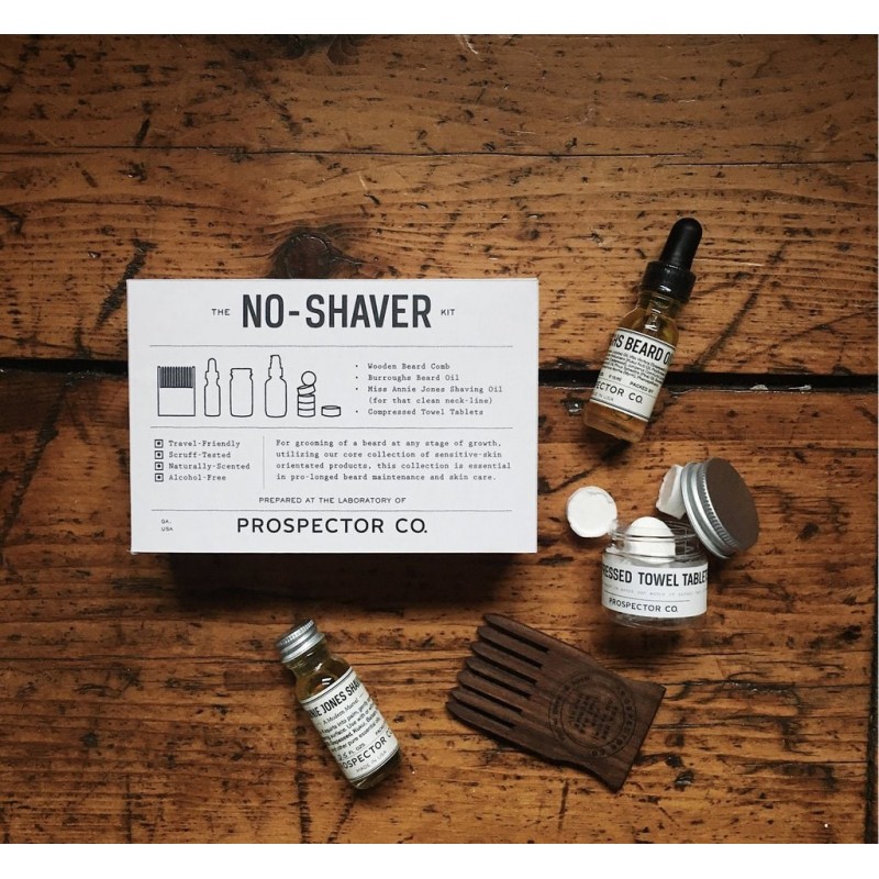 The NO-SHAVER kit by Prospector Co. The NO-SHAVER kit by Prospector Co.