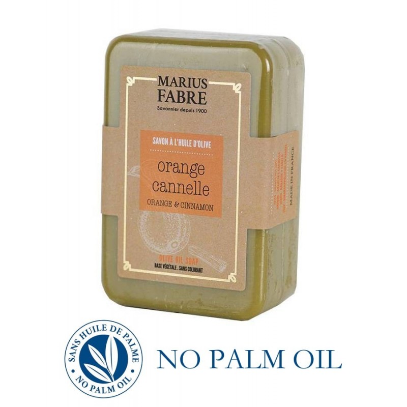 Pure Marseille Cinnamon and Orange Zest Soap 250gr Le Bien-être by Marius Fabre Pure Marseille Cinnamon and Orange Zest Soap 250gr Le Bien-être by Marius Fabre