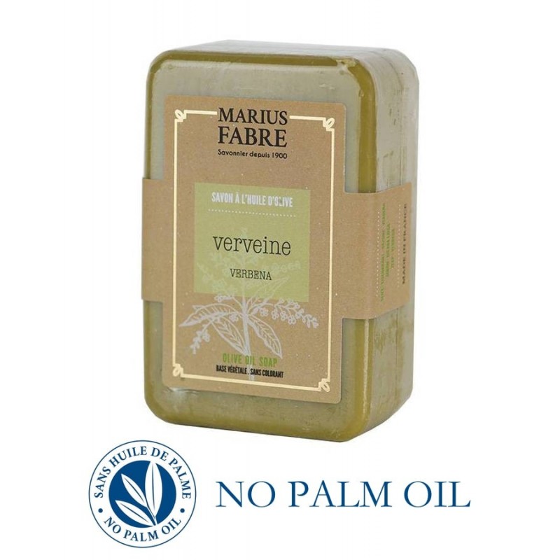 Marseille Verbena perfumed pure olive oil soap (250gr) Le Bien Etre by Marius Fabre
