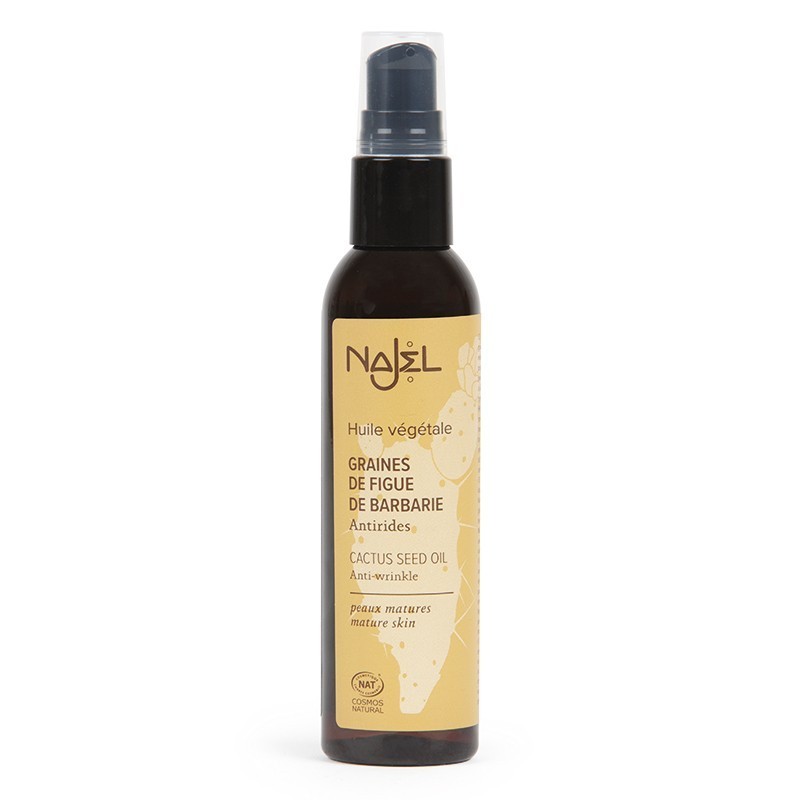 Prickly Pear Seed Oil 80 ml - Huile de graines de figue de Barbarie - Najel Prickly Pear Seed Oil 80 ml - Huile de graines de figue de Barbarie - Najel