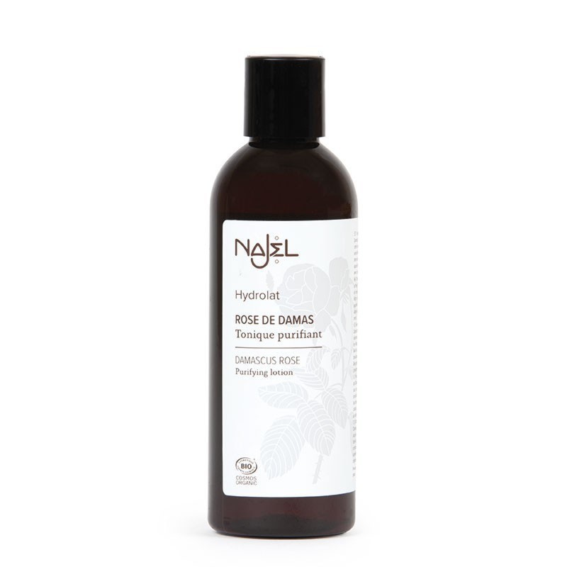 Damask rose hydrolat 200 ml - Hydrolat rose de Damas - Najel Damask rose hydrolat 200 ml - Hydrolat rose de Damas - Najel