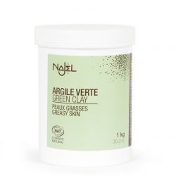 Green clay 1 kg - Argile verte - Najel