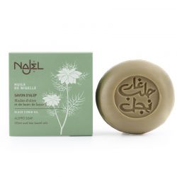 Amber and Oud Aleppo Soap 150 g - Savon d'Alep ambre et oud - Najel