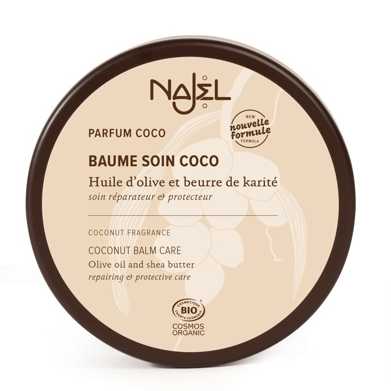 Balsamo cosmetico Biologico al Cocco 100 g - Baume soin coco - Najel Balsamo cosmetico Biologico al Cocco 100 g - Baume soin coco - Najel