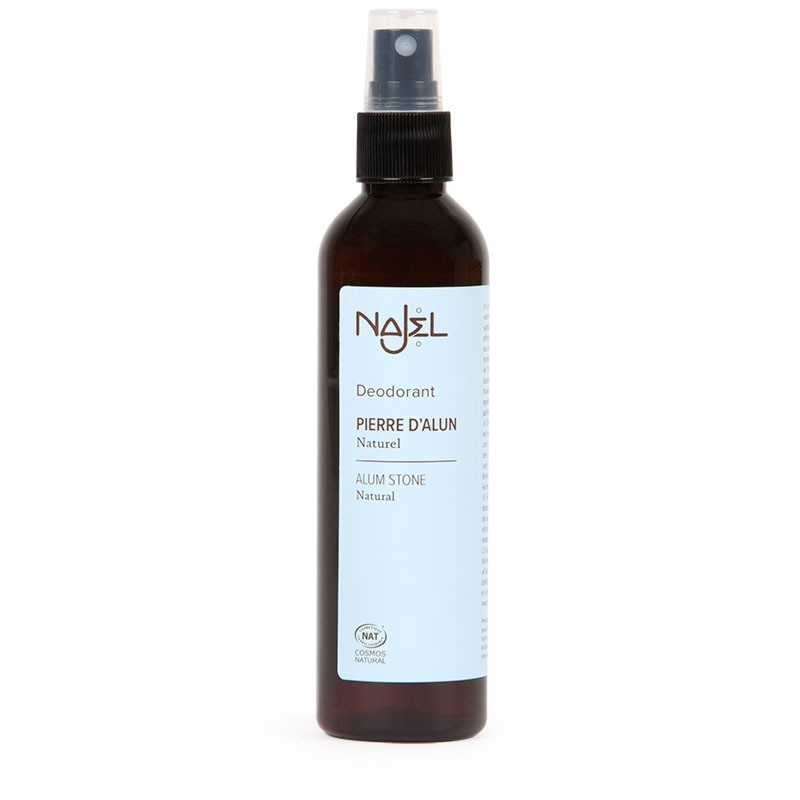 Alum stone spray 125 ml - Spray d'alun - Najel Alum stone spray 125 ml - Spray d'alun - Najel