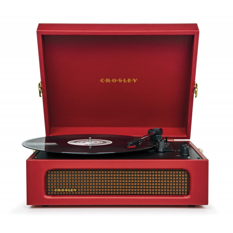 Crosley Voyager Burgundy Red