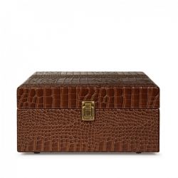 Crosley Voyager Brown Crocodile