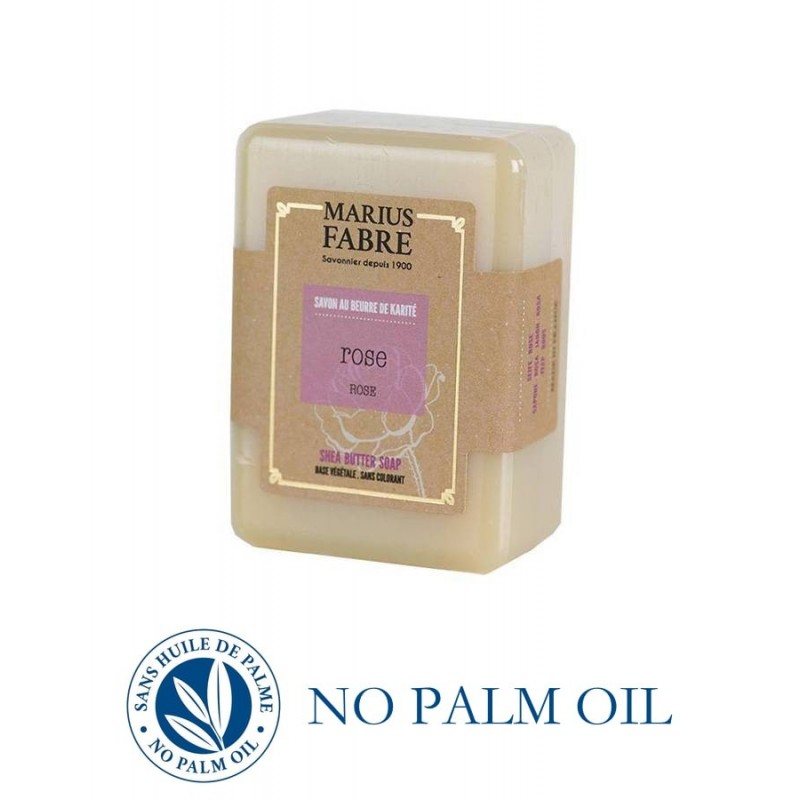 Sapone puro di Marsiglia alla Rosa saponetta 150 g con burro di karité Le Bien-être di Marius Fabre Sapone puro di Marsiglia alla Rosa saponetta 150 g con burro di karité Le Bien-être di Marius Fabre