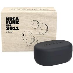 Kreafunk aBean Black wireless earbuds with charging case by Kreafunk