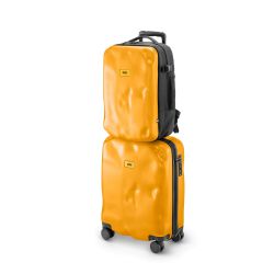 ICONIC backpack yellow - zaino semi rigido in materiale riciclato giallo- Crash Baggage