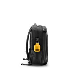 ICONIC backpack black - zaino semi rigido in materiale riciclato nero - Crash Baggage