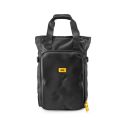 CNC tote bag black - handbag and backpack in recycled technical material - Crash Baggage