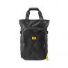 CNC tote bag black - borsa a mano e zaino nera in materiale tecnico riciclato - Crash Baggage
