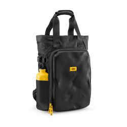 CNC tote bag black - borsa a mano e zaino nera in materiale tecnico riciclato - Crash Baggage