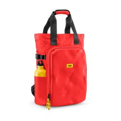 CNC tote bag red - borsa a mano e zaino rossa in materiale tecnico riciclato - Crash Baggage