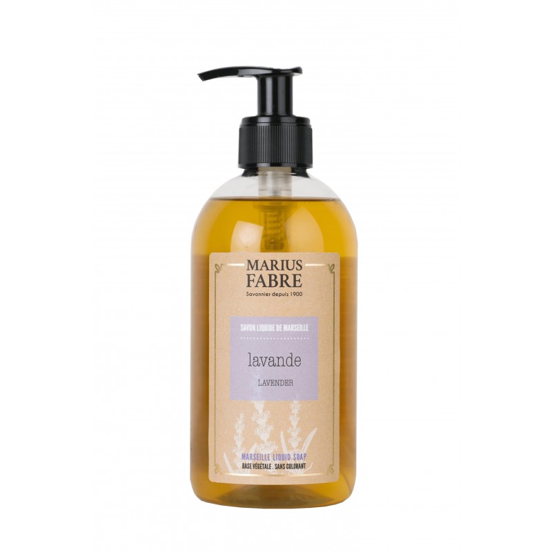 Lavender scented Marseille liquid soap 400 ml olive oil Le Bien-être Marius Fabre