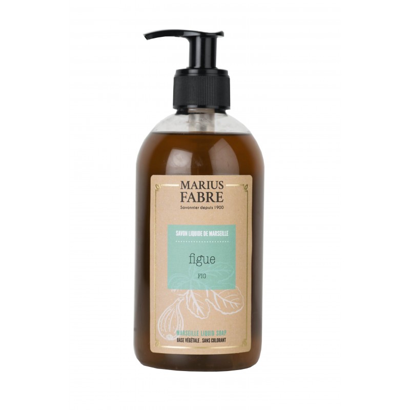 Fig scented Marseille liquid soap 400 ml olive oil Le Bien-être Marius Fabre Fig scented Marseille liquid soap 400 ml olive oil Le Bien-être Marius Fabre