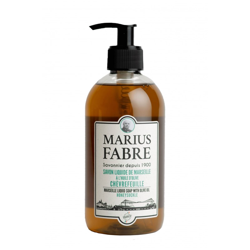 FRAGRANZAQUI scented Marseille liquid soap 400 ml olive oil 1900 Marius Fabre