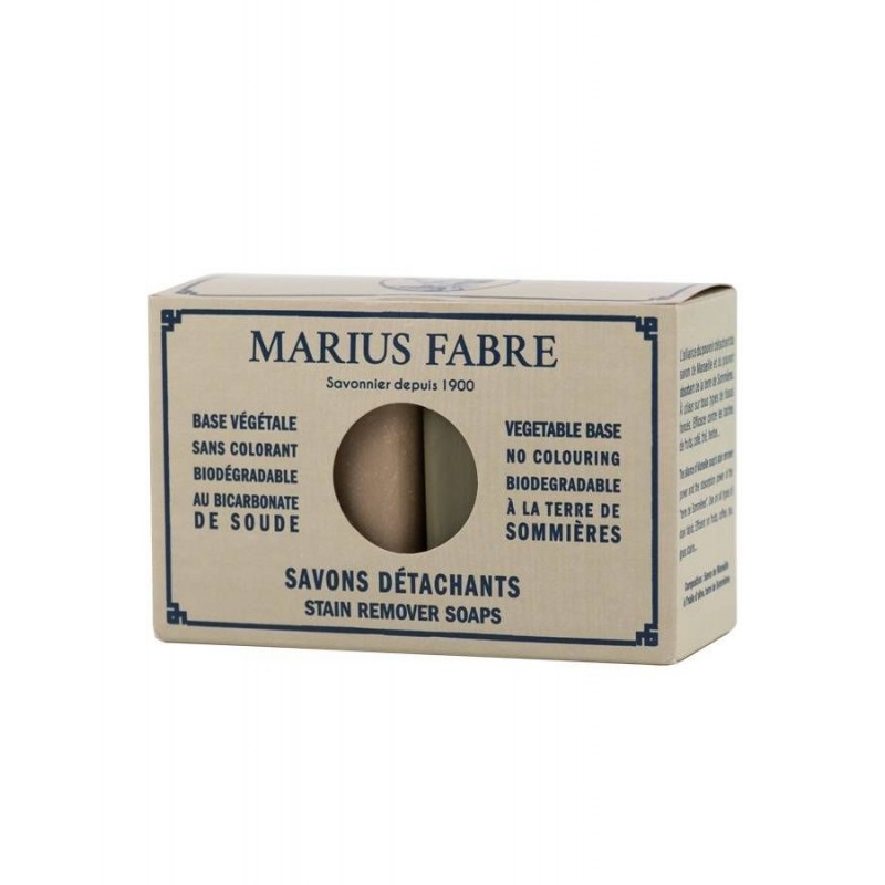 Universal stain remover Marseille soap in set 2 x 150 g by Marius Fabre Universal stain remover Marseille soap in set 2 x 150 g by Marius Fabre