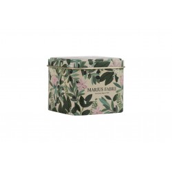 Marius Fabre x Leona Rose small tin gift box with white flowers