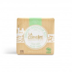Aloe Vera organic certified Marseille soap 100 g La Corvette