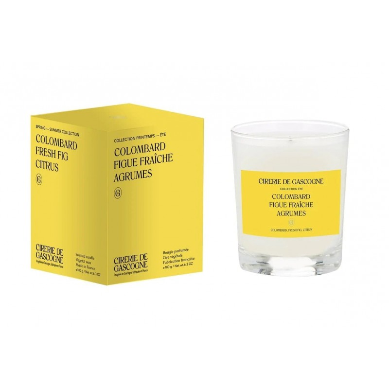 Colombard fig citrus candle Cirerie de Gascogne