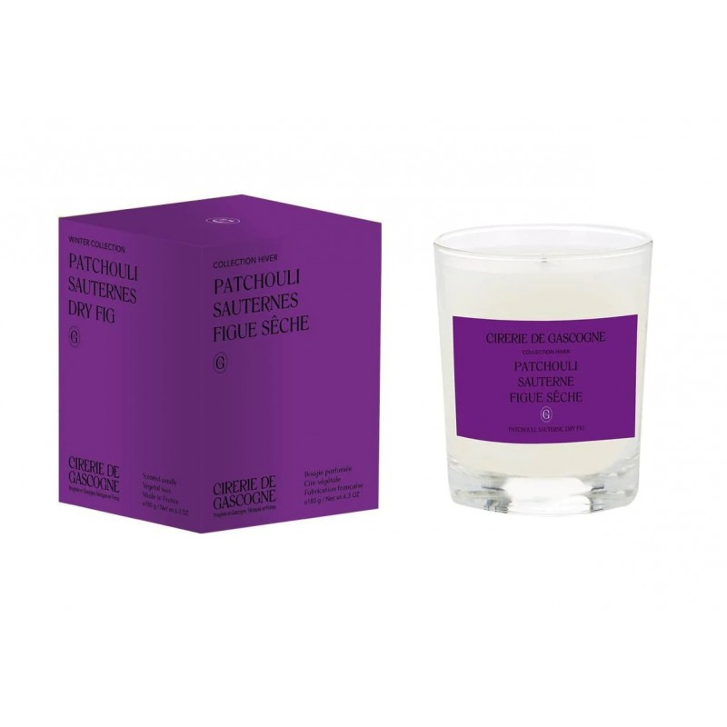 Candela patchouli Sauternes fico Cirerie de Gascogne Candela patchouli Sauternes fico Cirerie de Gascogne