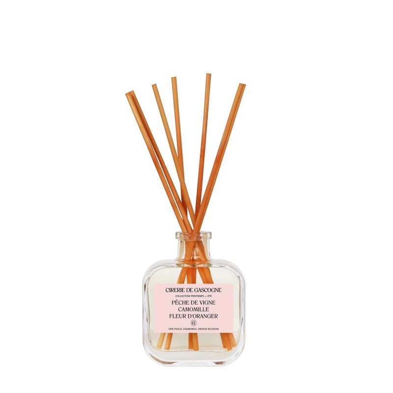 Vine peach camomile orange blossom home fragrance Cirerie de Gascogne Vine peach camomile orange blossom home fragrance Cirerie de Gascogne