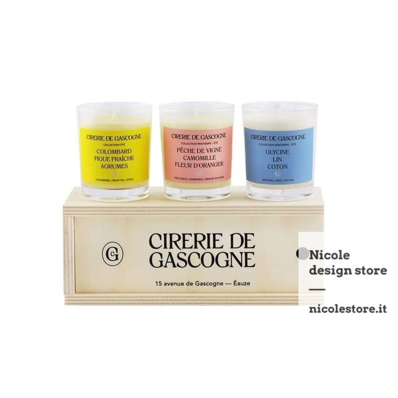 Spring summer collection tasting and candle discovery box Cirerie de Gascogne Spring summer collection tasting and candle discovery box Cirerie de Gascogne