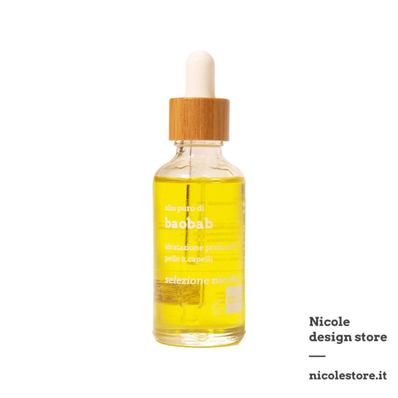 olio di baobab puro 50 ml selezione nicole