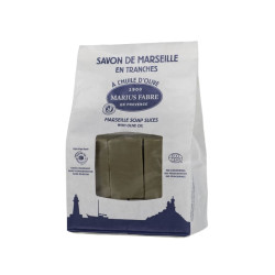 Marseille soap slices with olive oil 1 kg paper bag Marius Fabre