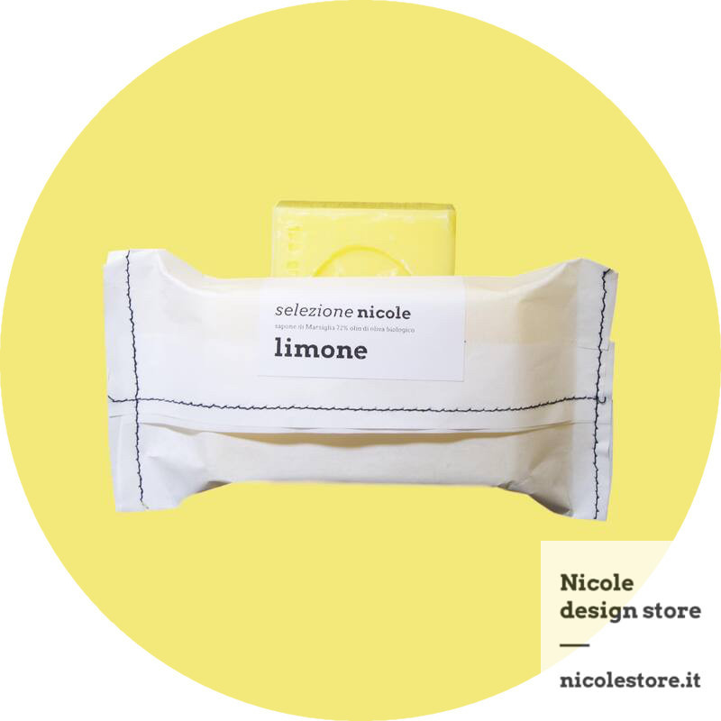 lemon scented Marseille soap 100 g selezione nicole lemon scented Marseille soap 100 g selezione nicole