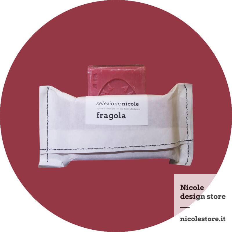 sapone di Marsiglia alla fragola 100 g selezione nicole sapone di Marsiglia alla fragola 100 g selezione nicole