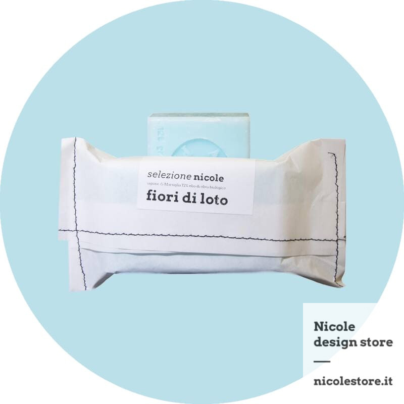 lotus scented Marseille soap 100 g selezione nicole