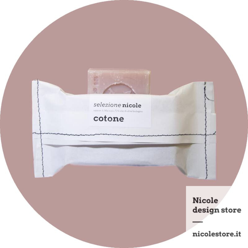 cotton scented Marseille soap 100 g selezione nicole cotton scented Marseille soap 100 g selezione nicole