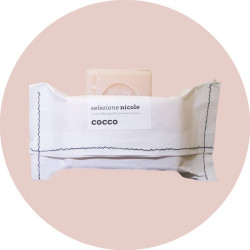 coconut scented Marseille soap 100 g selezione nicole