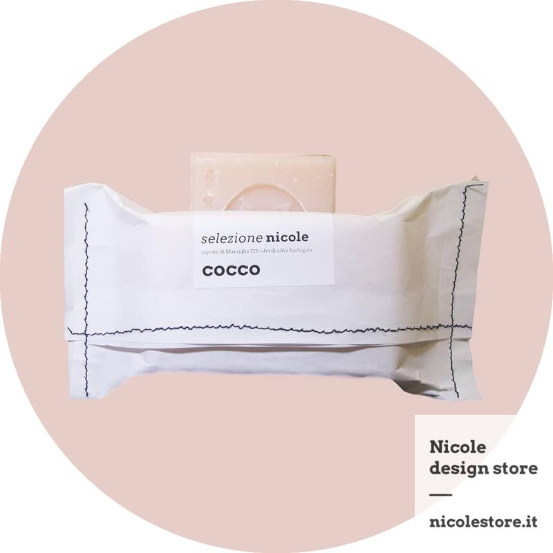 sapone di Marsiglia al cocco 100 g selezione nicole