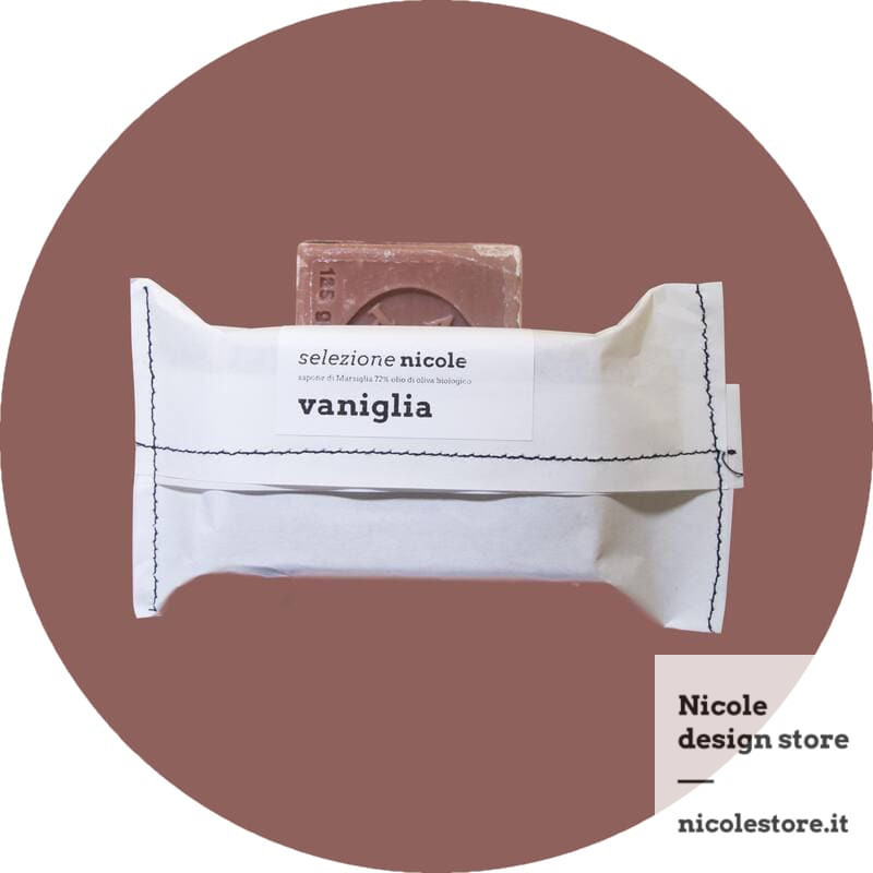 sapone di Marsiglia alla vaniglia 100 g selezione nicole
