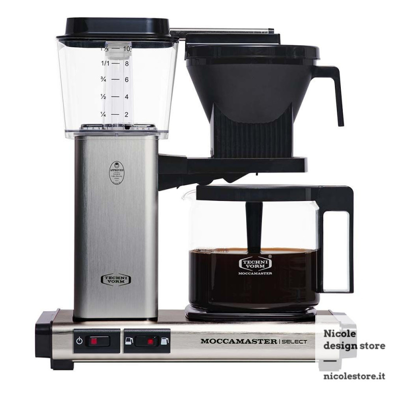 Moccamaster KBG select brushed spazzolato Moccamaster KBG select brushed spazzolato