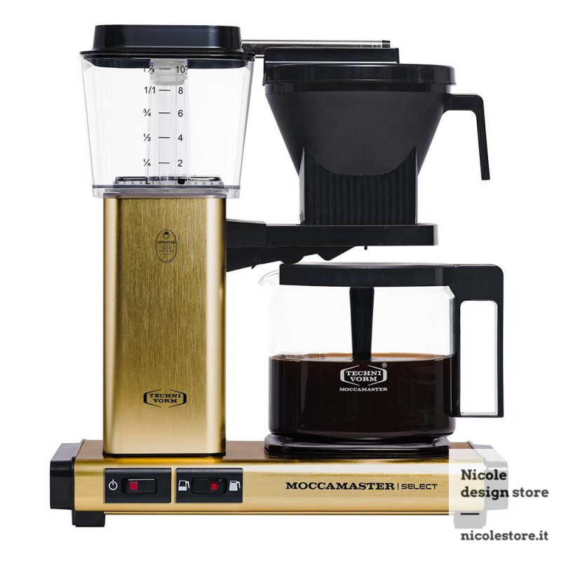 Moccamaster KBG select brushed brass Moccamaster KBG select brushed brass