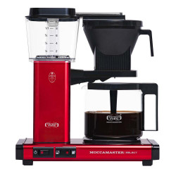 Moccamaster KBG select red metallic rosso metallizzato