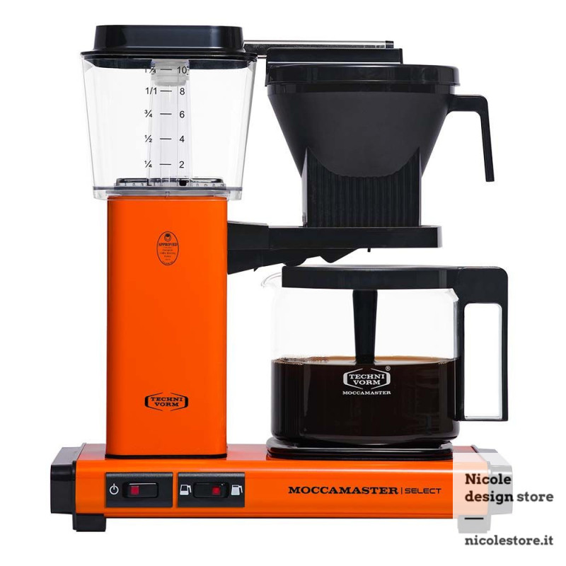 Moccamaster KBG select orange arancione Moccamaster KBG select orange arancione