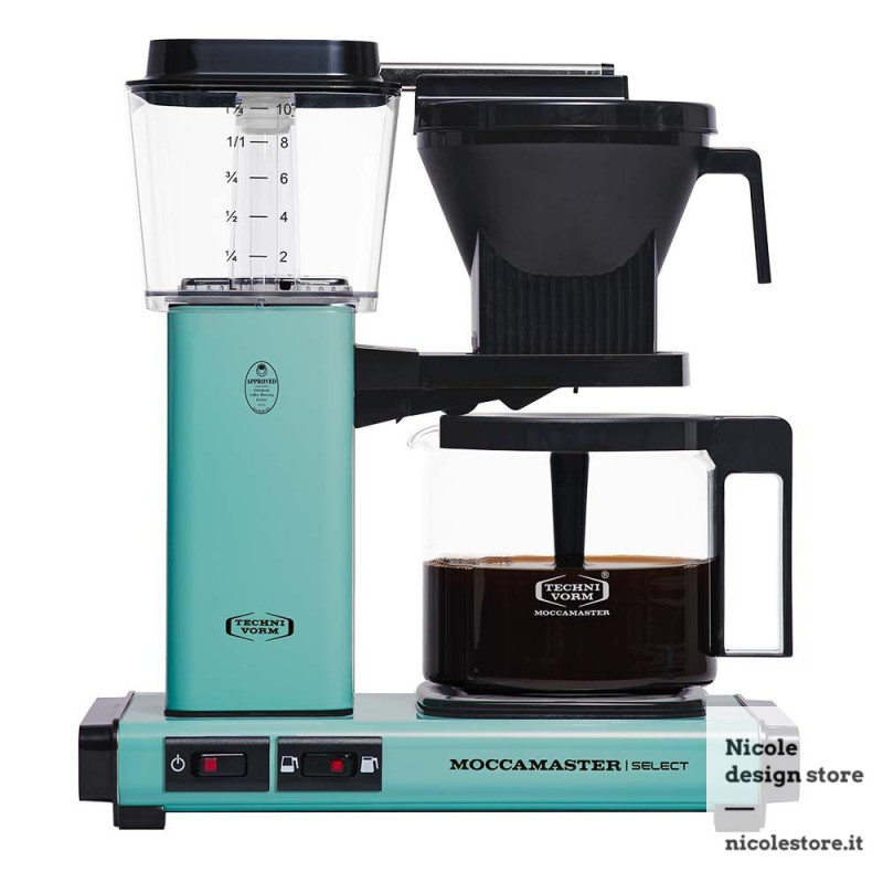Moccamaster KBG select turquoise turchese Moccamaster KBG select turquoise turchese